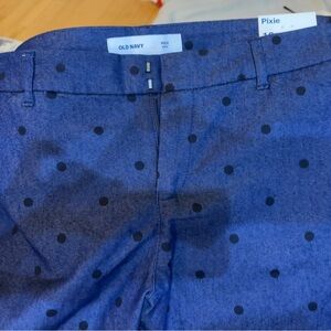 Old Navy Pixie Ankle Polka Dot pants